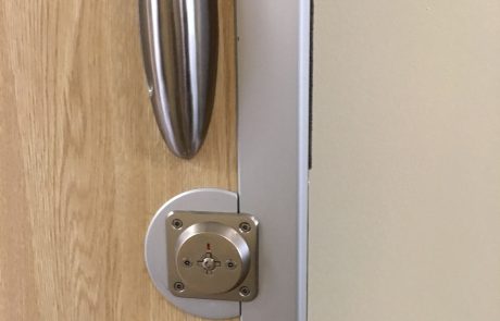 Existing external handle and lock mental health